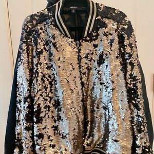 COPY - Torrid Sequin Bomber Jacket Plus Size 2